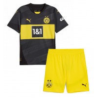 Dječji Nogometni Dres Borussia Dortmund Donyell Malen #21 Gostujuci 2024-25 Kratak Rukav (+ Kratke hlače)